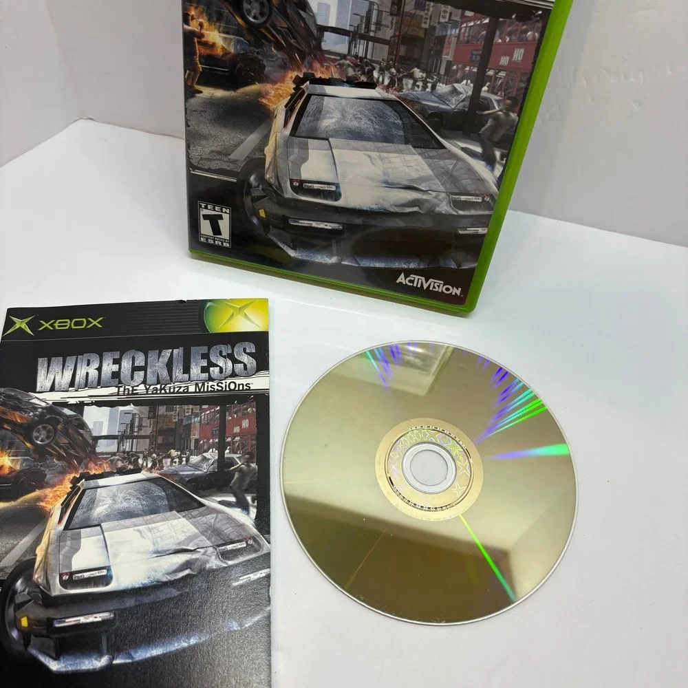 CIB Video Game Wreckless The Yakuza Missions Xbox Activision